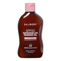 Watermelon Tanning Oil SPF 50 - Schutzendes Bräunungsöl, BALI BODY
